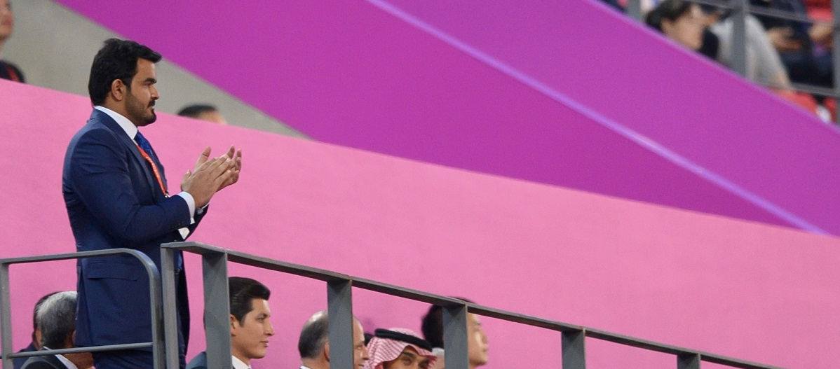 الشيخ جوعان يحضر افتتاح الألعاب الآسيوية