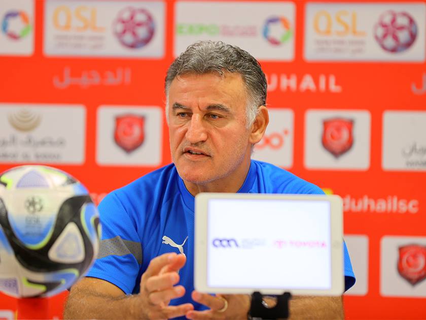 Al Duhail coach Christophe Galtier