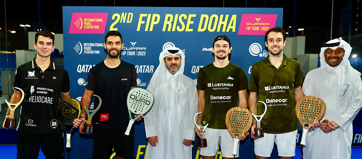 Gonzales and Luque win FIP RISE Qatar Tournament title