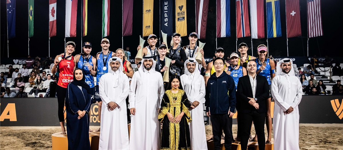 ختام نهائيات الجولة العالمية لمحترفي الكرة الطائرة الشاطئية