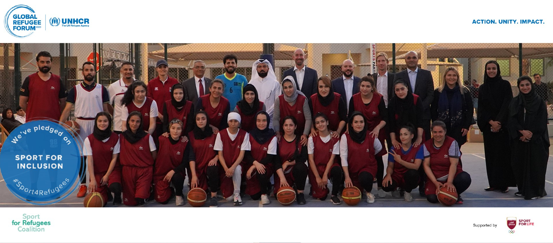 QOC Signs Joint Sport Pledge on Inclusion and Protection of Refugees