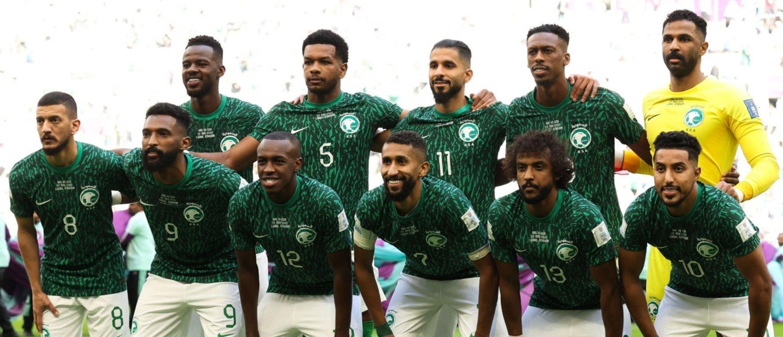 The national football team of Saudi Arabia