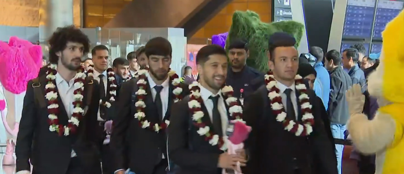 Tajikistan team arrive in Doha