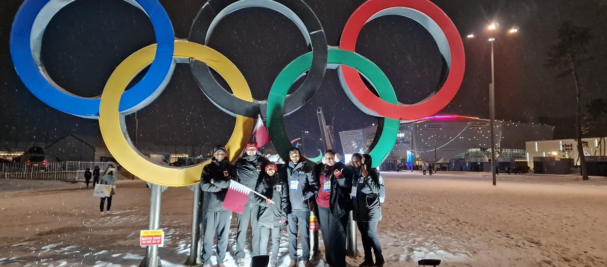 مشاركة فريق الأدعم  في دورة الألعاب الأولمبية الشتوية للشباب 2024