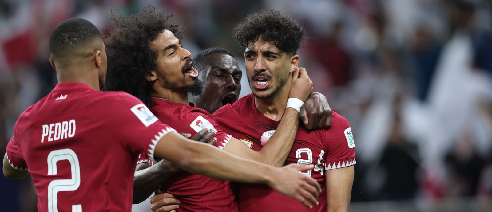 The Qatari team 
