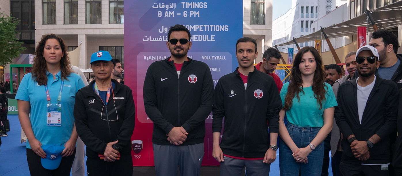 الشيخ جوعان يشارك في فعاليات اللجنة الأولمبية القطرية باليوم الرياضي للدولة