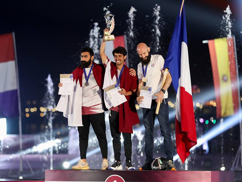 قطر تحتل المركز الثاني في بطولة العالم للباراموتور