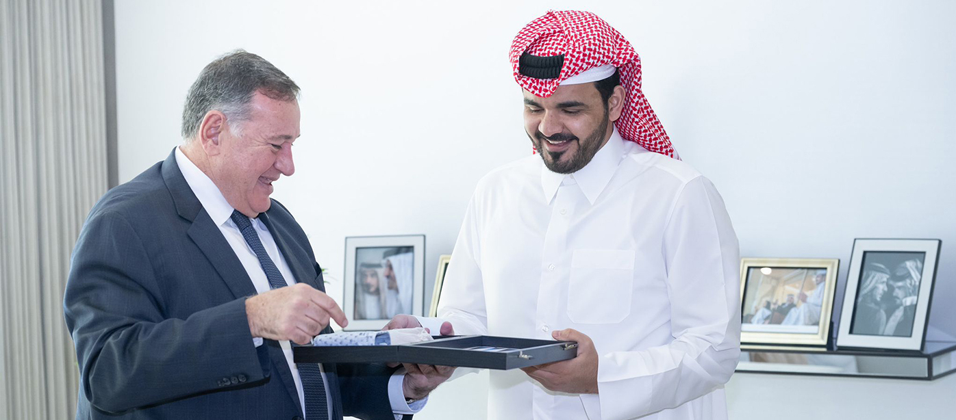 Sheikh Joaan Meets President of the European Olympic Committees