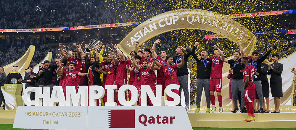 Qatar national football team two-time Asian Cup winners
