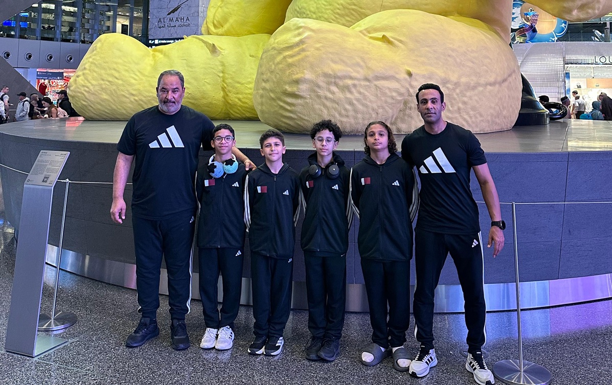 بعثة منتخبنا للناشئين تغادر إلى الصين للمشاركة في المعسكر الآسيوي للجمباز