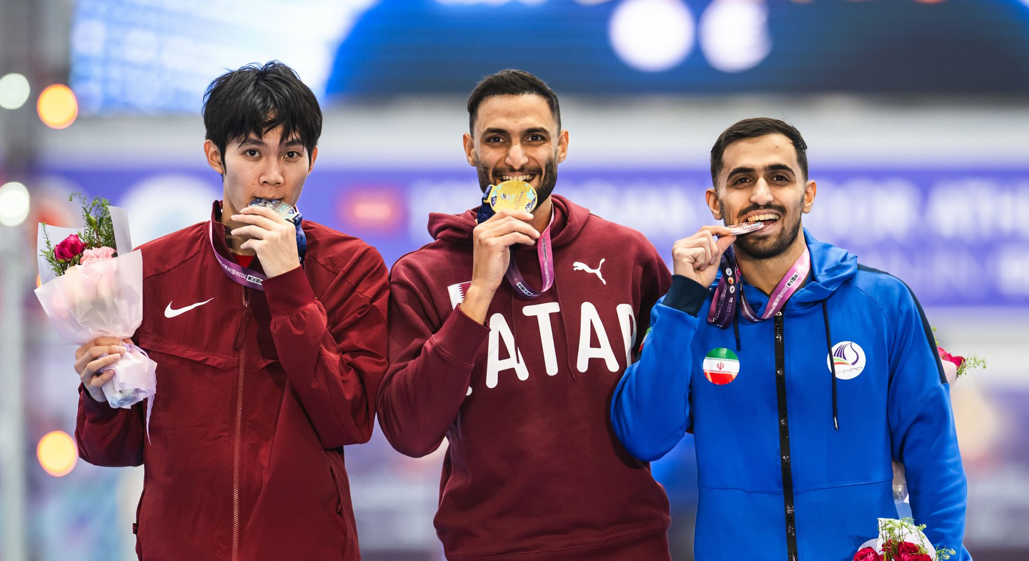 4 ميداليات ذهبية للأدعم في البطولة الآسيوية لألعاب القوى للصالات بالصين