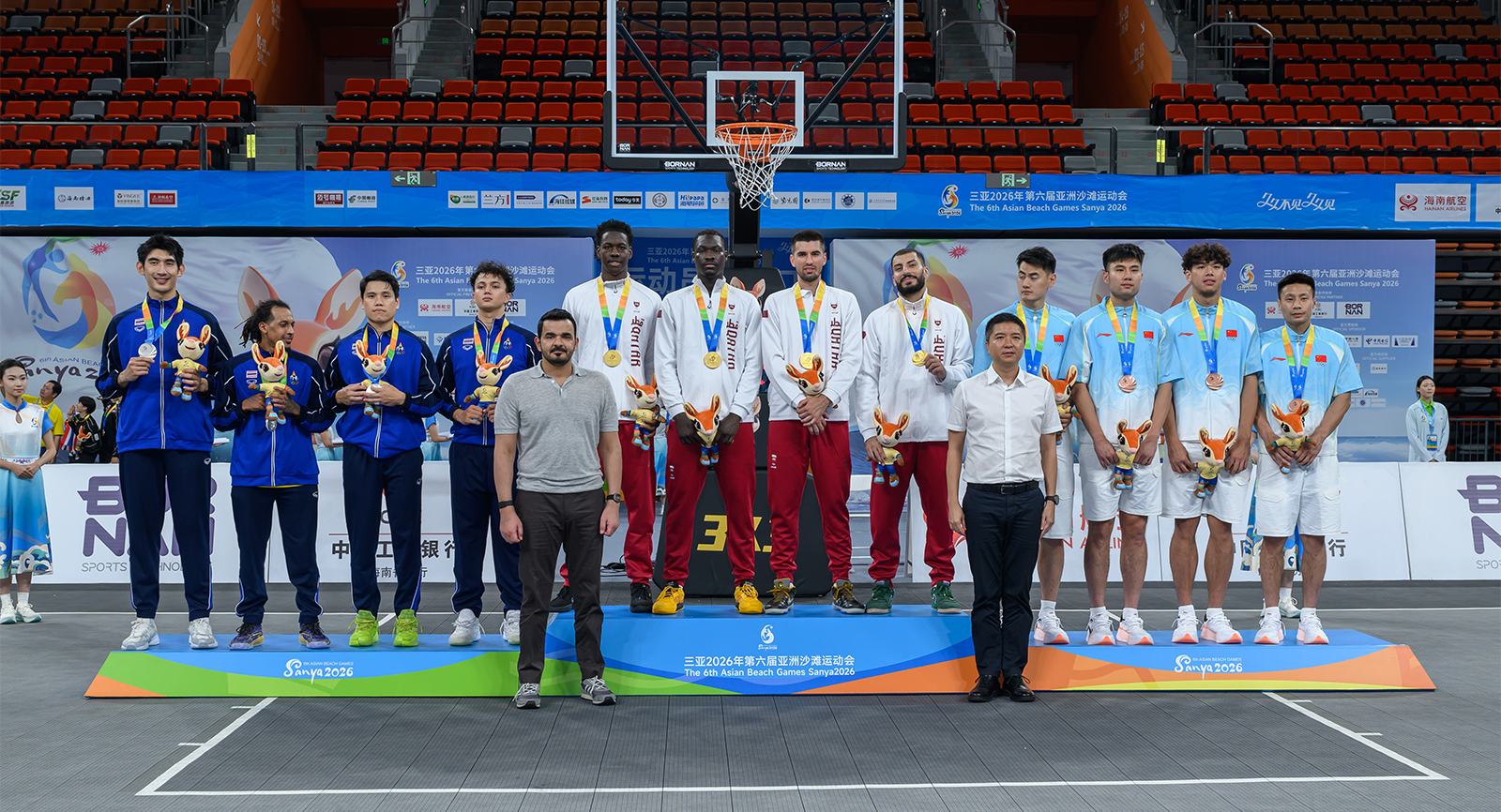 رئيس المجلس الأولمبي الآسيوي يتوج أبطال كرة السلة 3&times;3 في "سانيا 2026"